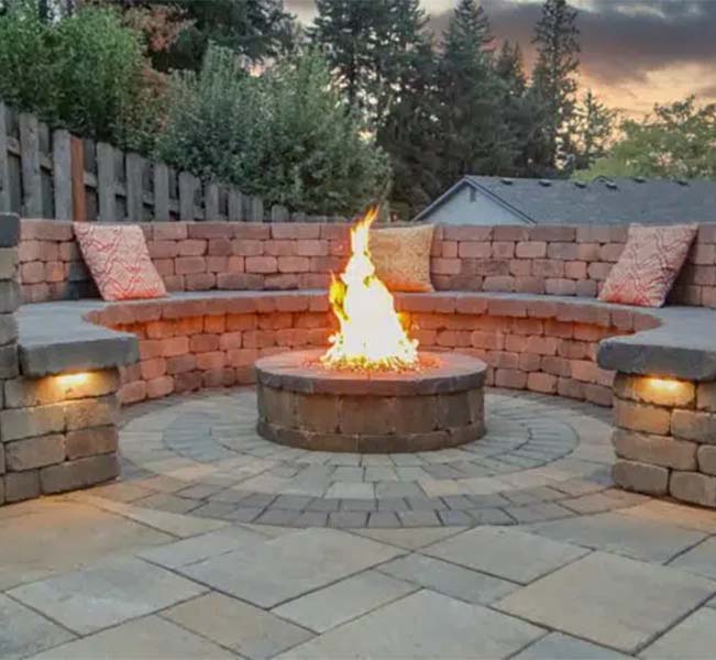 Chateau Fire Pit Kit-round