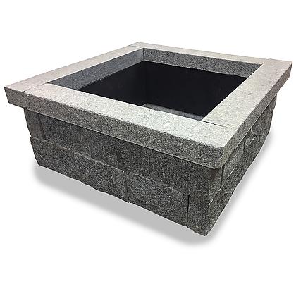 Mountain Ash Granite Fire Pit Kit Square